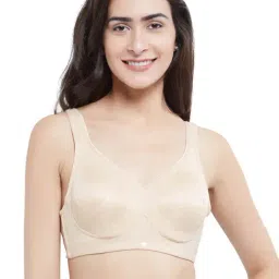 Soie Beige Non Wired Non Padded Full Coverage Minimizer Bra-12