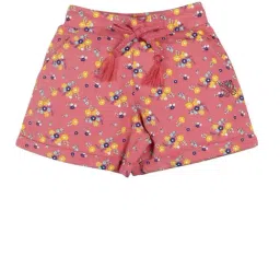 Plum Tree Kids Orange Printed Shorts-image-94