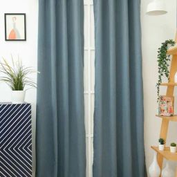 Ariana Grey Polyester 7 ft Door Curtain-image-88