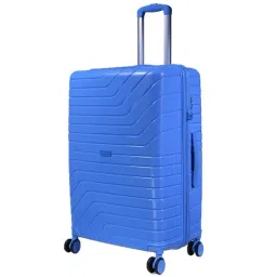 Romeing Tuscany Blue 8 Wheel Large Hard Cabin Trolley-11