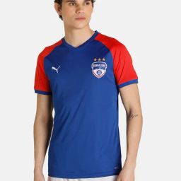 Puma Blue Round Neck T-Shirt-image-80