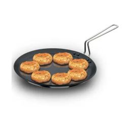 Hawkins Black Hard Anodised 29.9 cm Non-Stick Tawa - Set of 1-45