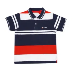Pepe Jeans Boys Multicolor Striped Polo T-Shirt-image-42