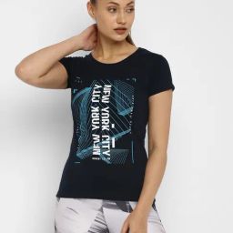 Appulse Navy Cotton Graphic Print T-Shirt-picture-32