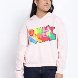 Lil Tomatoes Kids Light Pink Printed Full Sleeves Sweatshirt-image-37