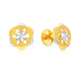 Malabar Gold and Diamonds 22k Gold Earrings for Women-picture-9