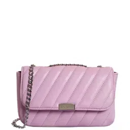 Lino Perros Pink Quilted Medium Sling Handbag-image-49