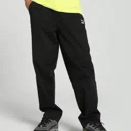 Puma BETTER CLASSICS Black Cotton Relaxed Fit Trackpants-image-52