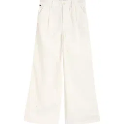 TOMMY HILFIGER Ancient White Solid Wide Trouser-picture-37