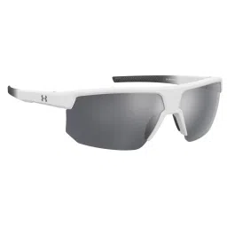 UNDER ARMOUR Silver Rectangular Mirrored Sunglasses for Men image 3