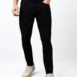 Spykar Men Slim Fit Mid Rise Cotton Casual Jeans-picture-45