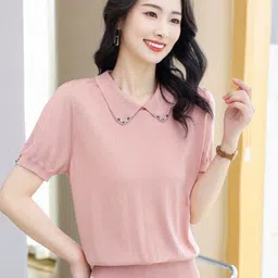 StyleCast Women Peter Pan Collar T-shirt-picture-41