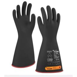Tilsatec 24-4034 Black/Red Natural Rubber Latex Electrical Protection Work Gloves Size 9 Latex Natural Rubber Coating, 24-4034/09-image-20
