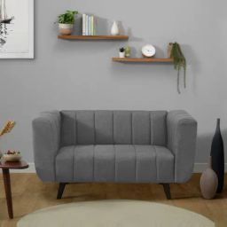Sleepyhead Kiki Graphite Grey Fabric 2 Seater Sofa-image-39