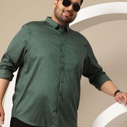 Sztori Men Plus Size Premium Floral Printed Pure Cotton Formal Shirt-image-81