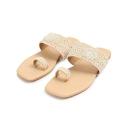 Nysah Women Embellished Ethnic One Toe Flats-image-38