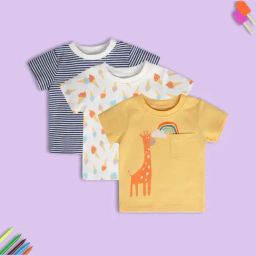 MINIKLUB Multi New Born And Baby Boys Short Sleeve T-Shirt-image-37