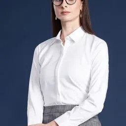 Hancock White Regular Fit Shirt-image-69