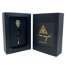 AAMIYA CREATIONS Men Silver-Toned Plated Brass Lapel Pin Brooch-image-42