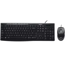 Logitech USB Wired Keyboard and Mouse Combo - MK200-9