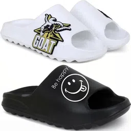 Pampy Angel Men White Flip Flops-image-59