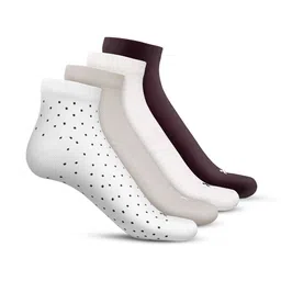 TalkingSox Pack Of 4 Moisture Wicking Bamboo Ankle Length Socks-image-39