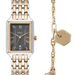 Fossil Raquel Two Tone Watch and Bracelet Set ES5376SET-image-2