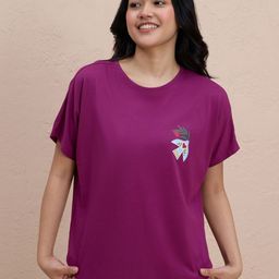 Nykd Women Plus Size Graphic Printed Round Neck Cotton T-shirt-picture-14