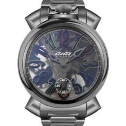 GaGa MILANO Unisex Skeleton Dial & Stainless Steel Bracelet Style Straps Analogue Motion Powered Watch-14