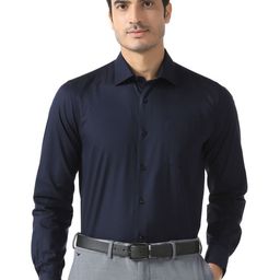 Blackberrys India Slim Fit Spread Collar Cotton Formal Shirt-image-71