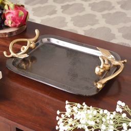 De Maison Decor Cherry Vine  Black Decorative Platter-image-9