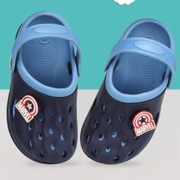 Toothless Marvel  Featuring Avengers  Embellished Slingback Clogs - Navy Blue-image-57