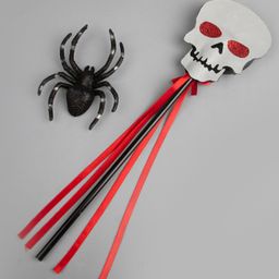 Tipy Tipy Tap Halloween Theme Skull Wand - Silver-image-80