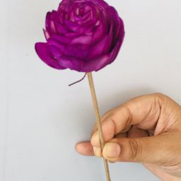 Vanchai Ombre Mauve Sola Flower Pack of 5 - Purple image 2