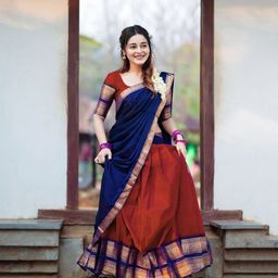 R K INFINITIVE Semi-Stitched Lehenga & Unstitched Blouse With Dupatta image 2