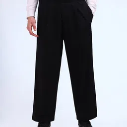 Flying Machine Men Loose Fit Pleated Trousers-picture-49