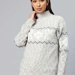 Pierre Carlo Geometric Self Design Pullover image 1