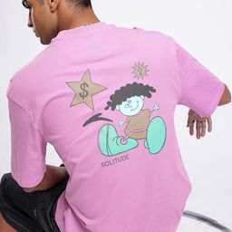 glitchez Modern Cool Graphic Printed Relaxed Fit T-shirt-image-15