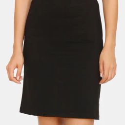 Zivame Black Above Knee Skirt-image-78