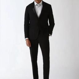 Peter England Black Slim Fit Two Piece Suit-image-14