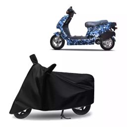 Auto Pearl Bike Cover for Hero Electric Electric AXLHE-20 BS6 (Black)-14