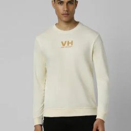Van Heusen Beige Slim Fit Logo Printed Sweatshirt-picture-15