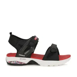 Campus Men's  Black Floater Sandals-image-95
