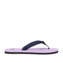 Reebok Women's Sansa Navy & Purple Flip Flops-image-52
