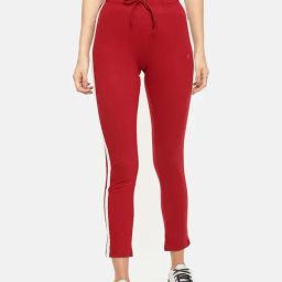 Dollar Missy Red Regular Fit Trackpants-image-21