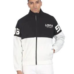 U.S. Polo Assn. Black Regular Fit Self Pattern Jackets-picture-36