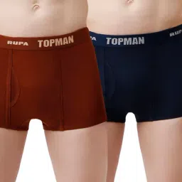 RUPA TOPMAN Assorted Regular Fit Trunks - Pack of 2-picture-6