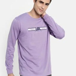 METTLE Light Purple Crew T-Shirt-image-93