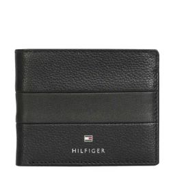 Tommy Hilfiger Black Casual Leather Bi-Fold Wallet for Men-image-50