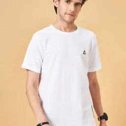 Street 808 by Pantaloons Snow White Regular Fit T-Shirt-image-99